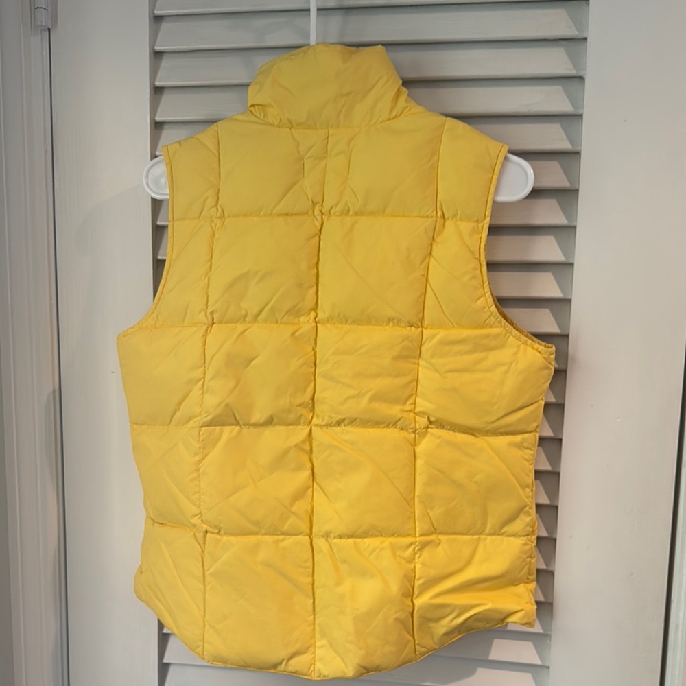 Lands' End Sunny Yellow Quilted Vest - Picture 3 of 3